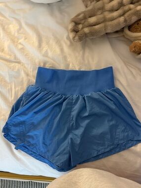 NWOT Blue Free People Carpe Diem Shorts